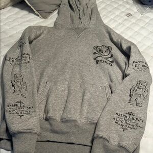 Ralph Lauren Gray Hooded Sweatshirt